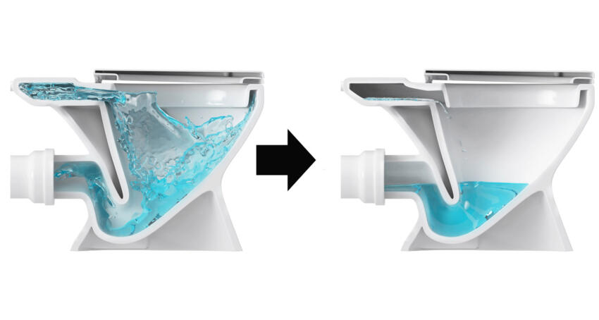 トイレの水はどう流れているか　なぜ溶けるとつまらないのか